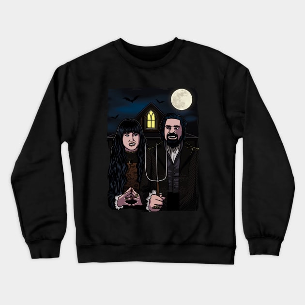 Shadows Gothic Crewneck Sweatshirt by jasesa